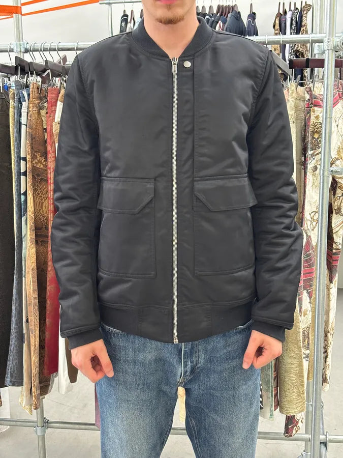 AW2018 Rick Owens Black Bomber Jacket xBNlYjJ 1