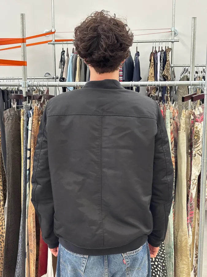 AW2018 Rick Owens Black Bomber Jacket xBNlYjJ 2