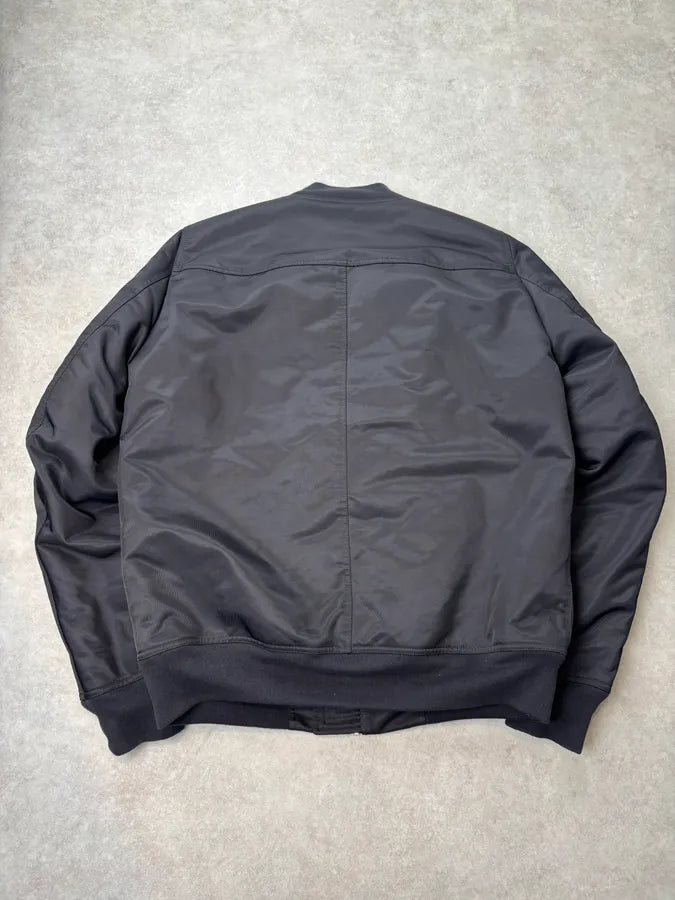 AW2018 Rick Owens Black Bomber Jacket xBNlYjJ 4