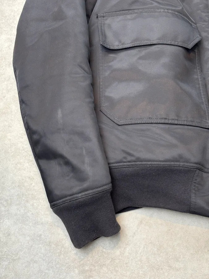AW2018 Rick Owens Black Bomber Jacket xBNlYjJ 7