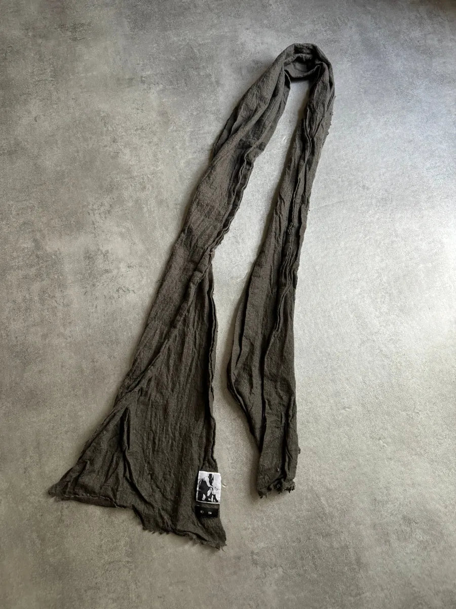 AW2018 Rick Owens Olive Cozy Scarf gfpccYV 2