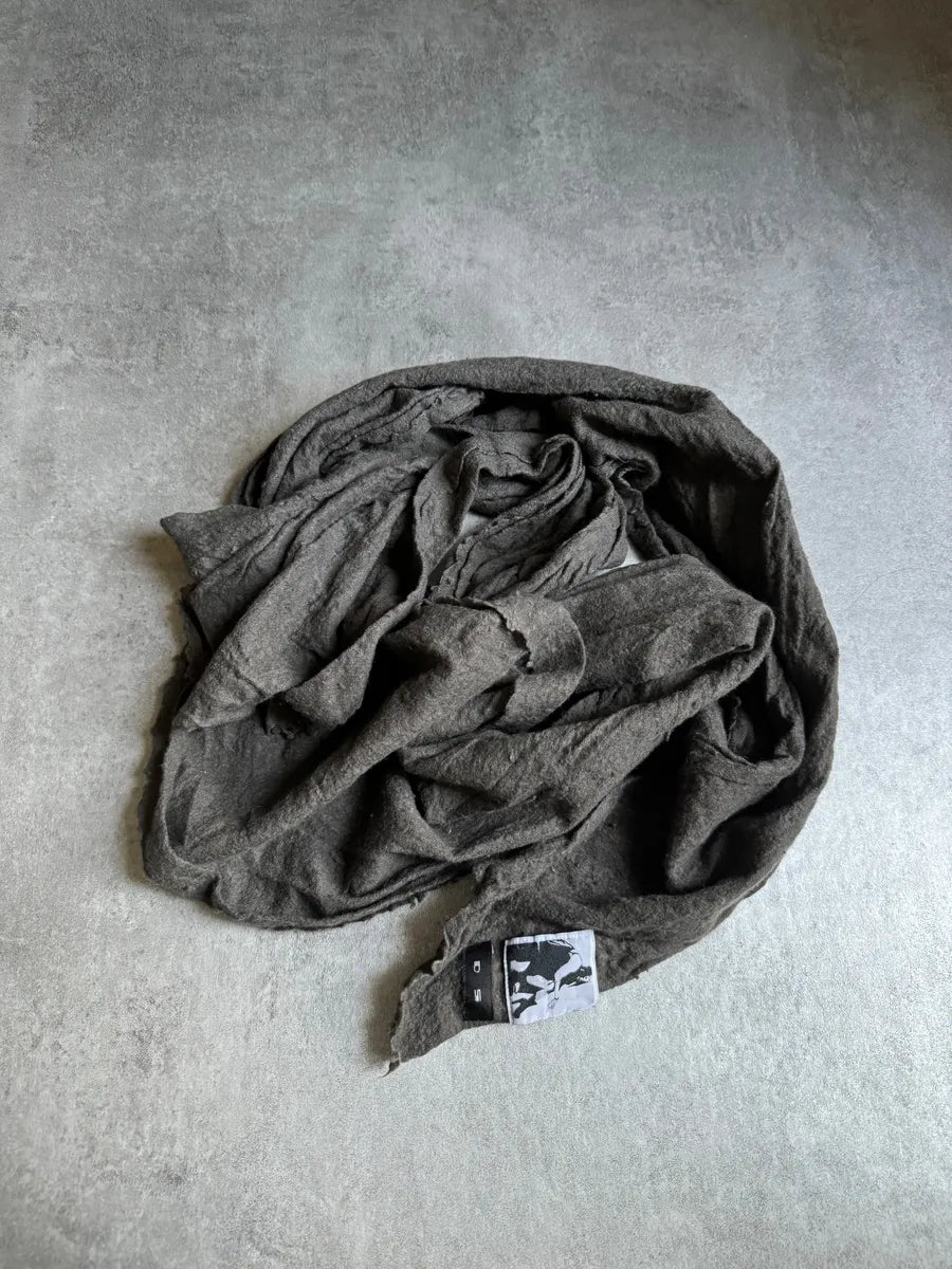 AW2018 Rick Owens Olive Cozy Scarf gfpccYV 4