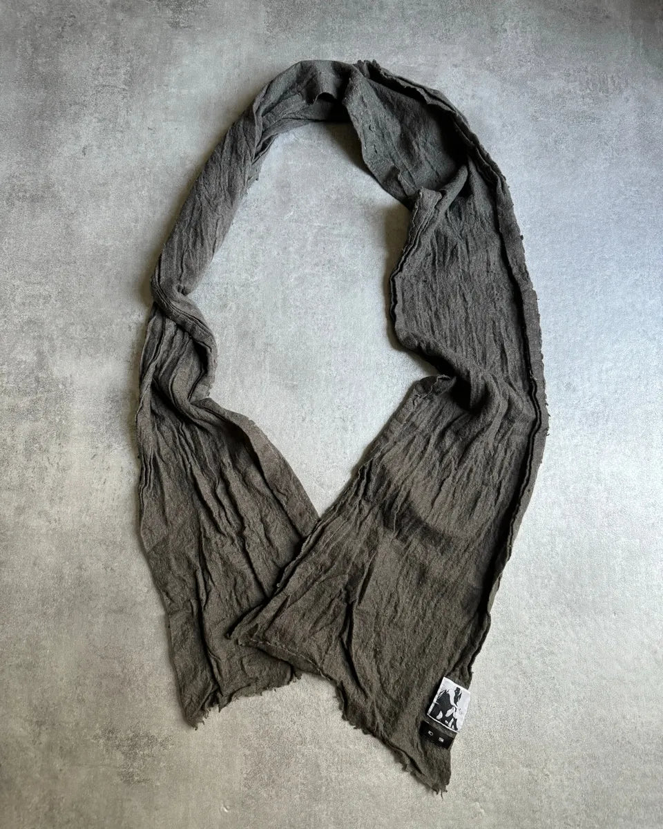 AW2018 Rick Owens Olive Cozy Scarf gfpccYV 5