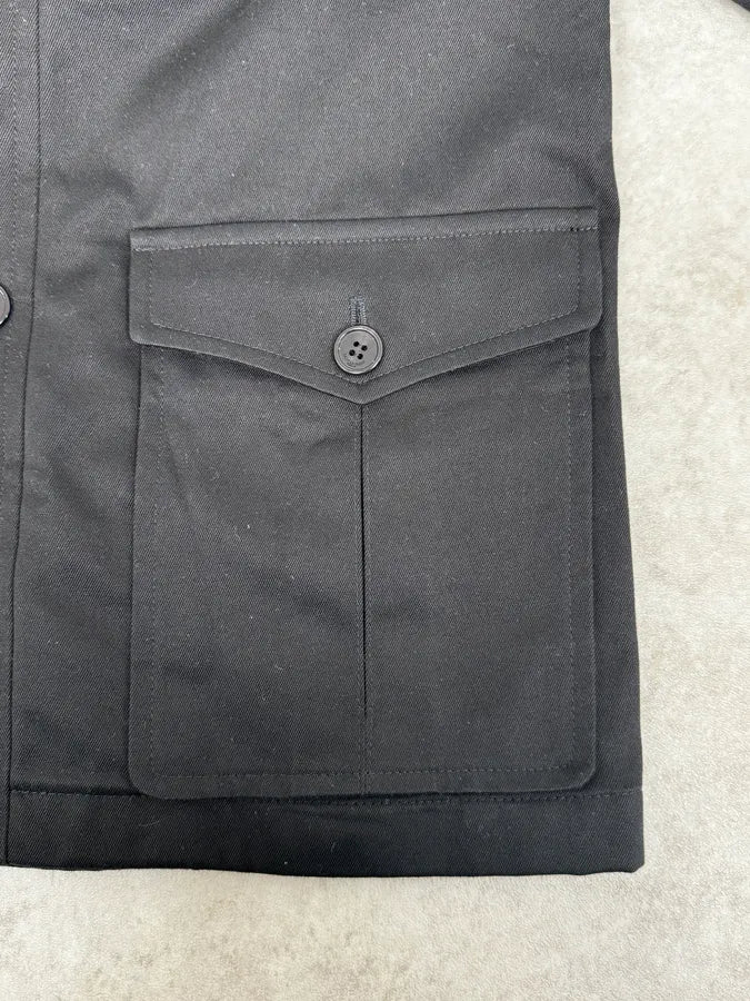 AW2018 Saint Laurent Black Laced Jacket dAbzWfe 9