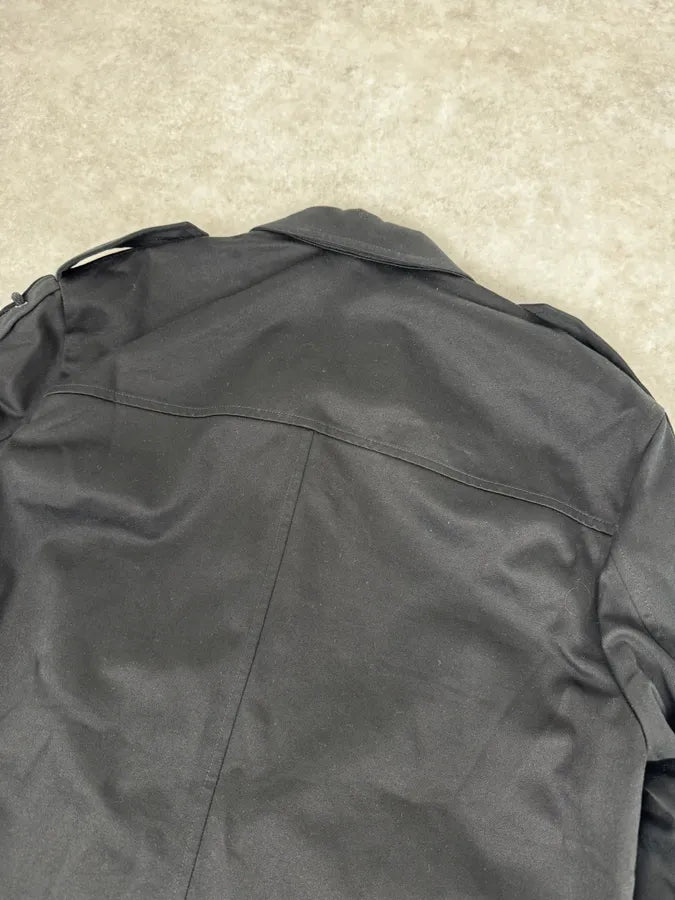 AW2018 Saint Laurent Black Laced Jacket dAbzWfe 5