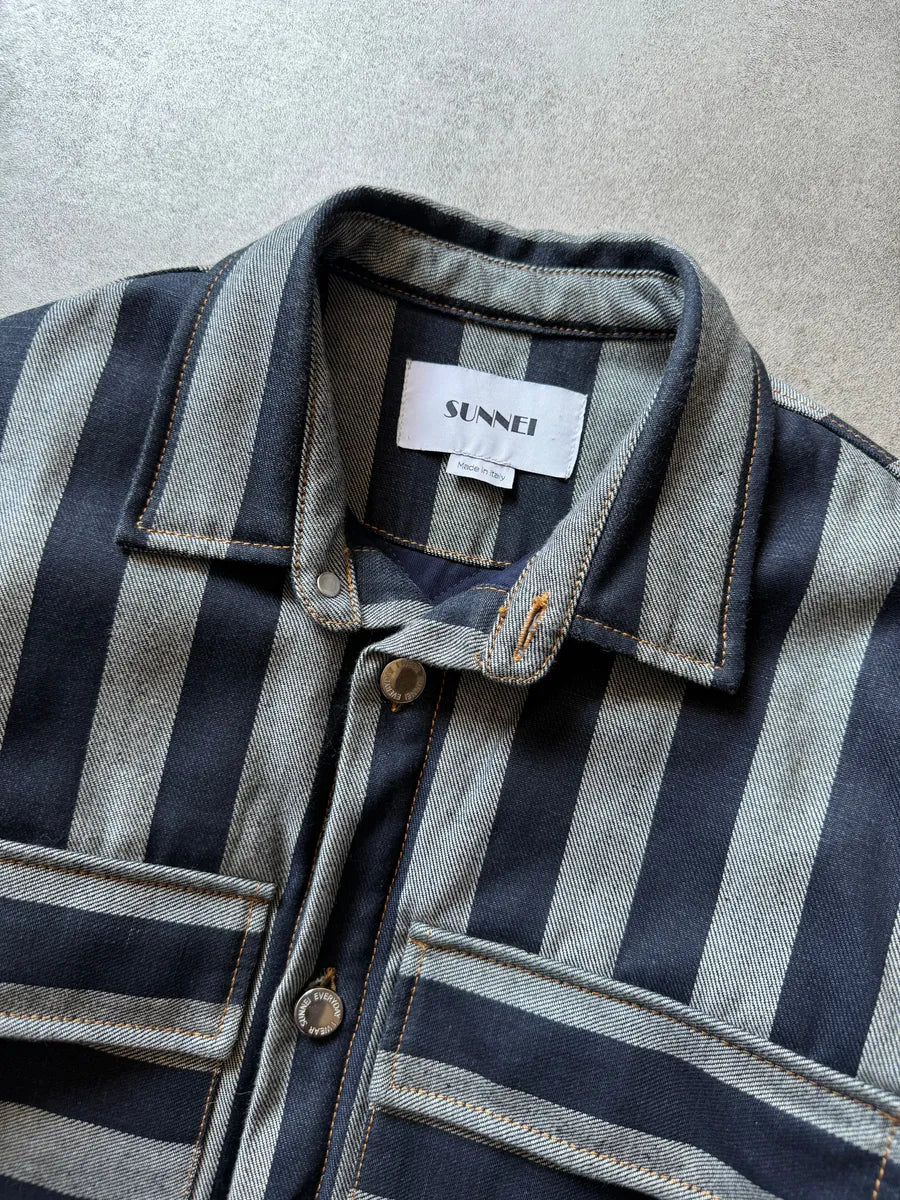 AW2018 Sunnei Stripped Marine Jacket WTeHNBh 4