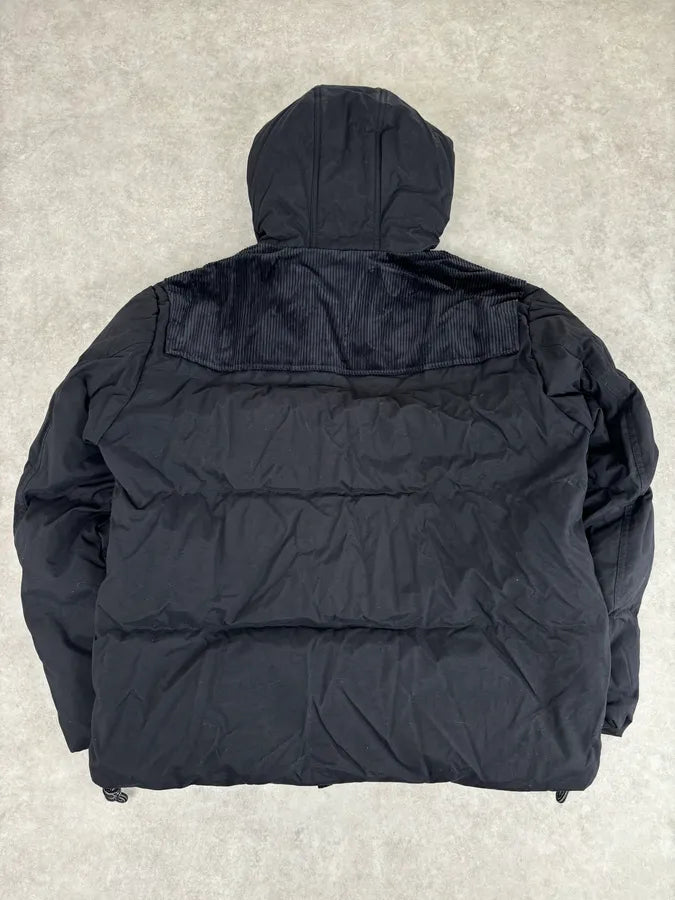 AW2019 Acne Studios Black Hybrid Premium Puffer Bomber Jacket rpgPhOG 4