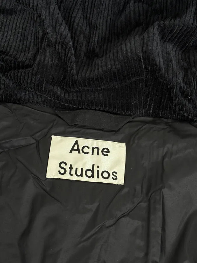 AW2019 Acne Studios Black Hybrid Premium Puffer Bomber Jacket rpgPhOG 10