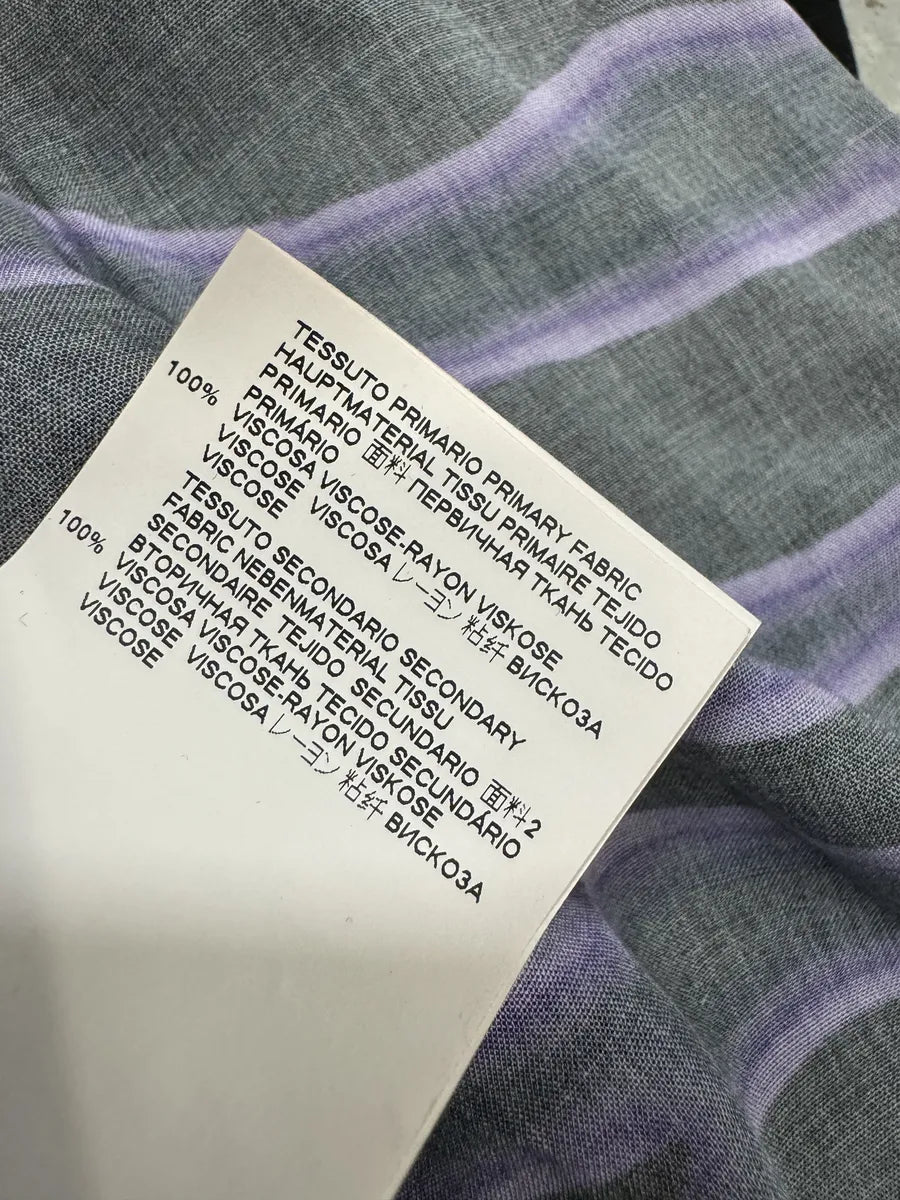 AW2019 Cavalli Black & Purple Hallucination Psycho Shirt ywBlLix 7