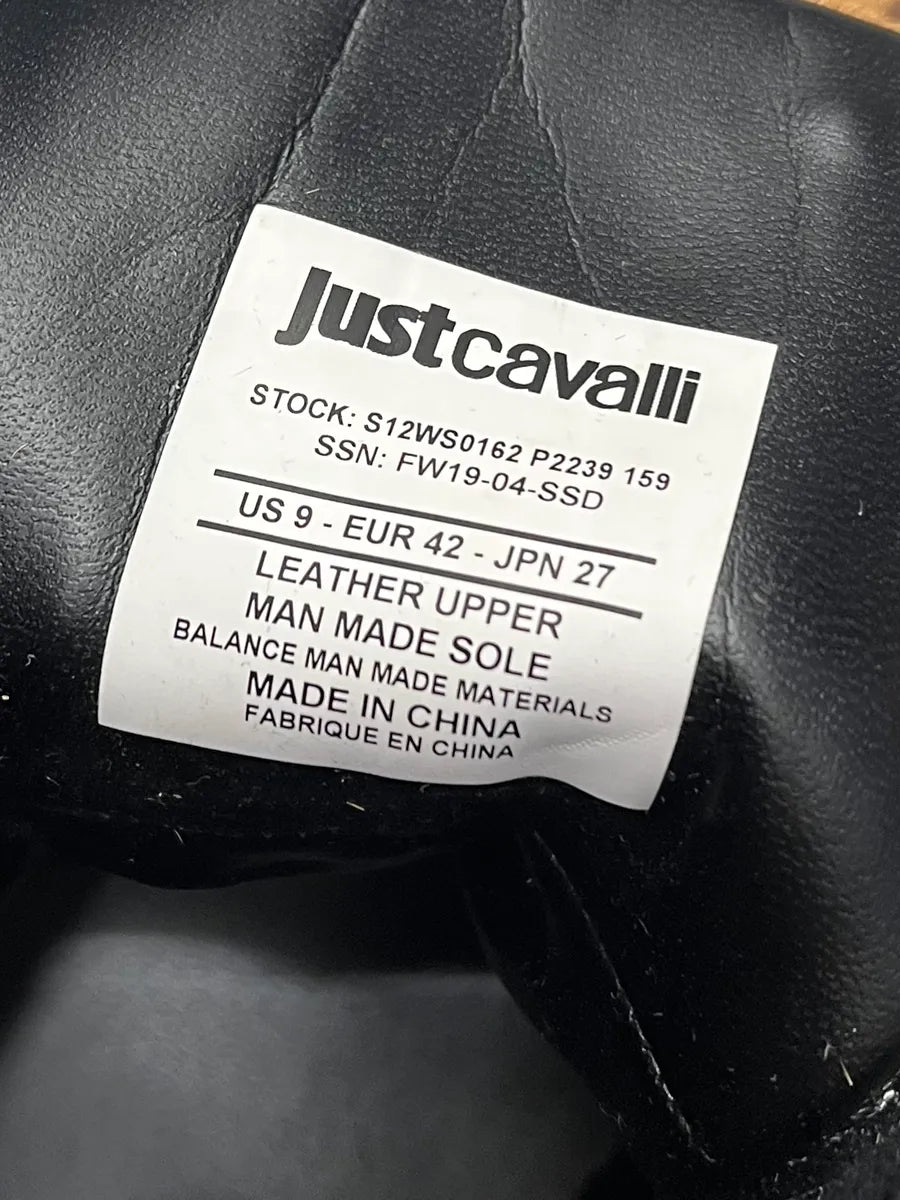 AW2019 Cavalli Pony Hair Leopard High Sneakers XrFIjno 7