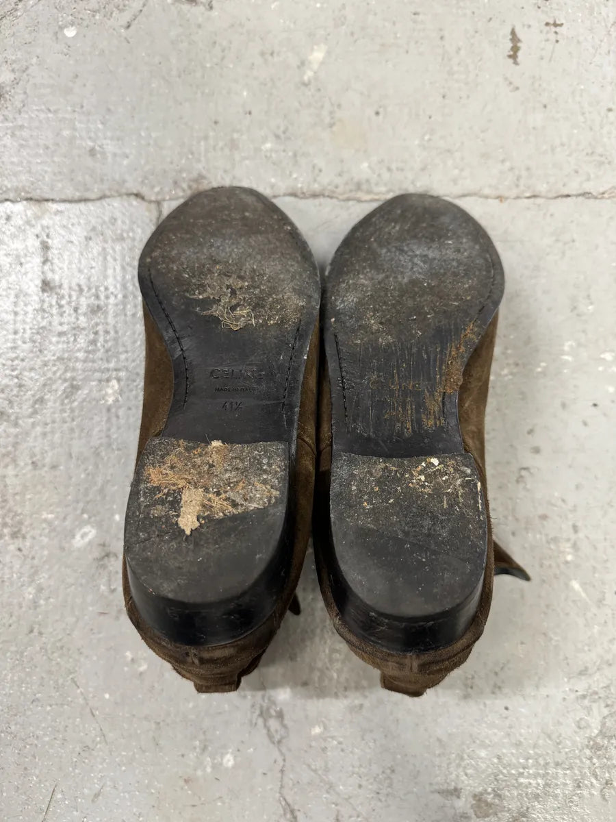 AW2019 Céline Jodhpur Suede Leather Boots by Hedi Slimane (41.5eu/us8) 3