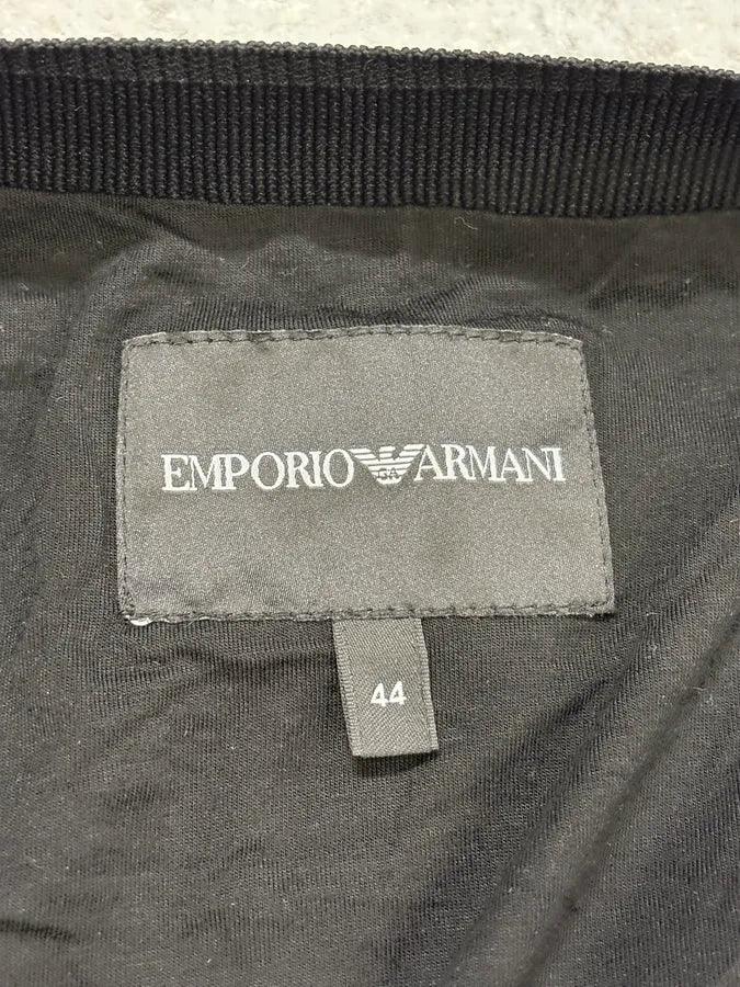AW2019 Emporio Armani Black Glitters Buttoned Cardigan qIvfKZu 8