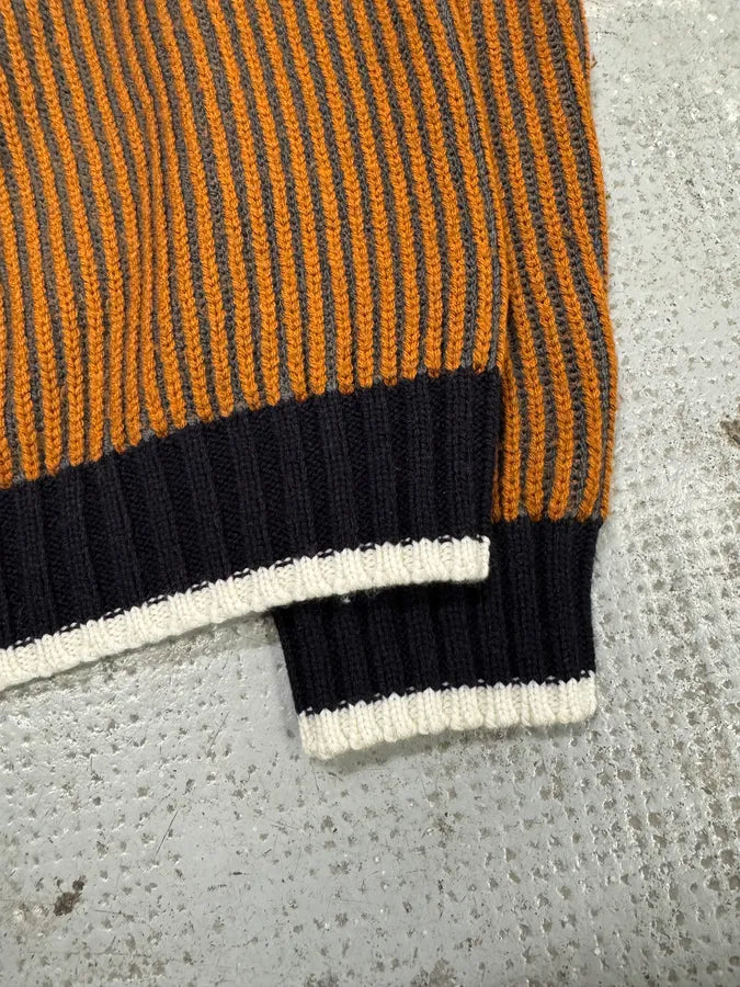AW2019 Emporio Armani Bronze Lines Sweater (S) NlGjXPK 6
