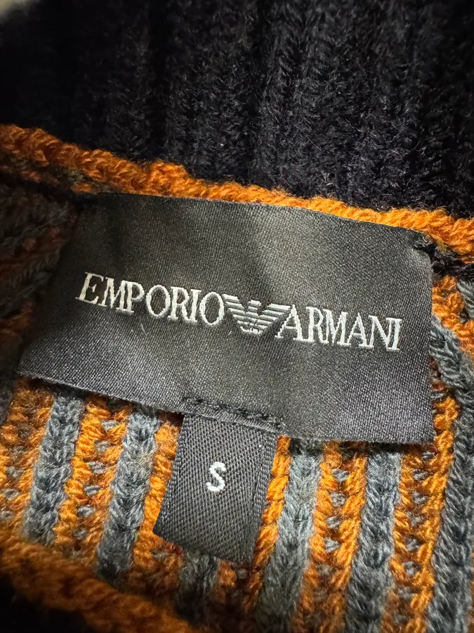 AW2019 Emporio Armani Bronze Lines Sweater (S) NlGjXPK 8