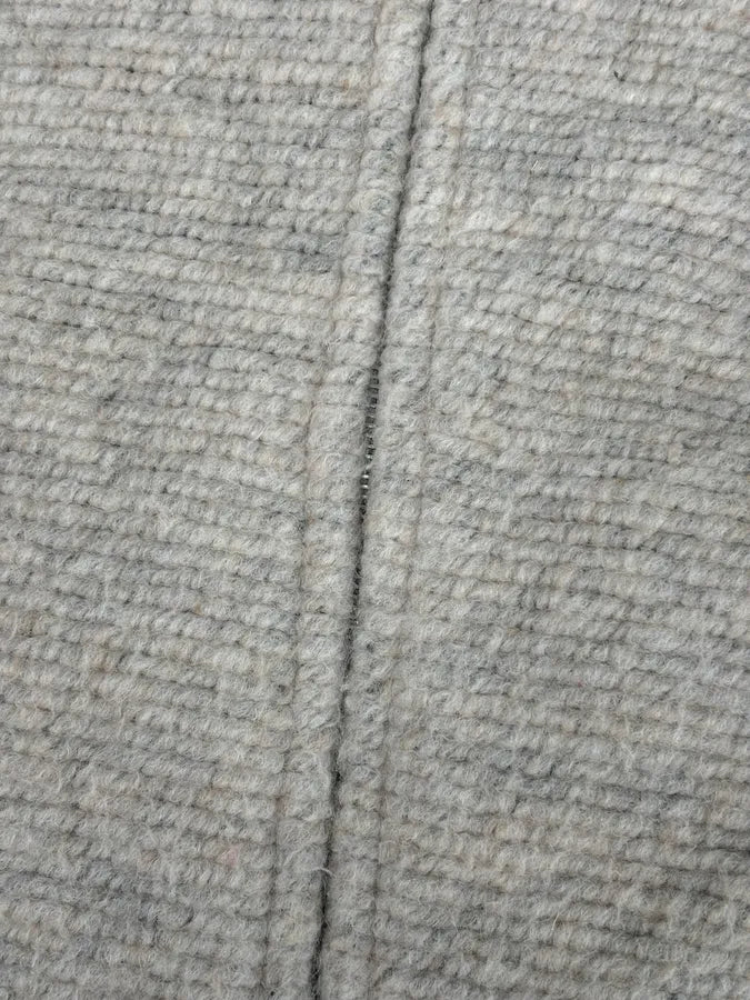 AW2019 Emporio Armani Hooded Grey Knit Zip-up Sweater YEBjcdb 11