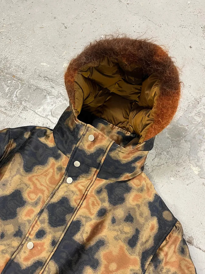 AW2019 Emporio Armani Impressionist Wavy Effect Beige Navy Jacket FgmHyli 4