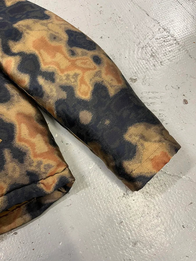 AW2019 Emporio Armani Impressionist Wavy Effect Beige Navy Jacket FgmHyli 5