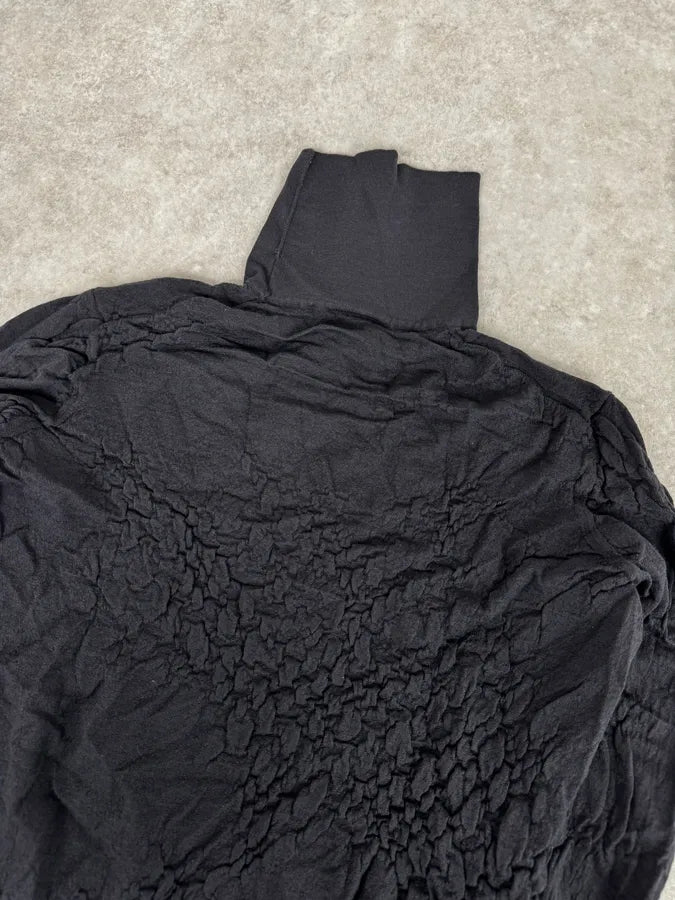 AW2019 Giorgio Armani Grey Crumbled Wool Turtleneck DIfBaWb 5