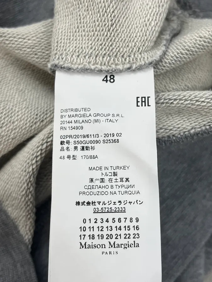 AW2019 Maison Margiela Grey Elbow Patch Sweater ffpbkge 7