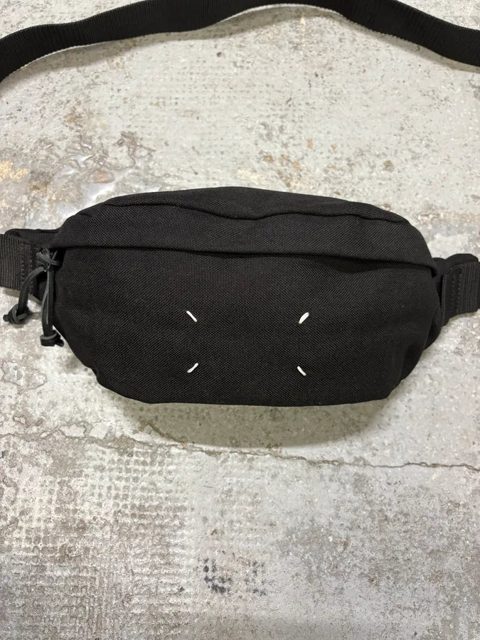 AW2019 Maison Margiela Signature Black Waist Bag PfyAVSs 5