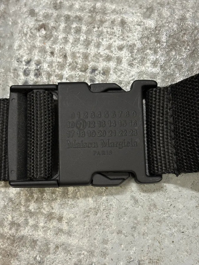 AW2019 Maison Margiela Signature Black Waist Bag PfyAVSs 7
