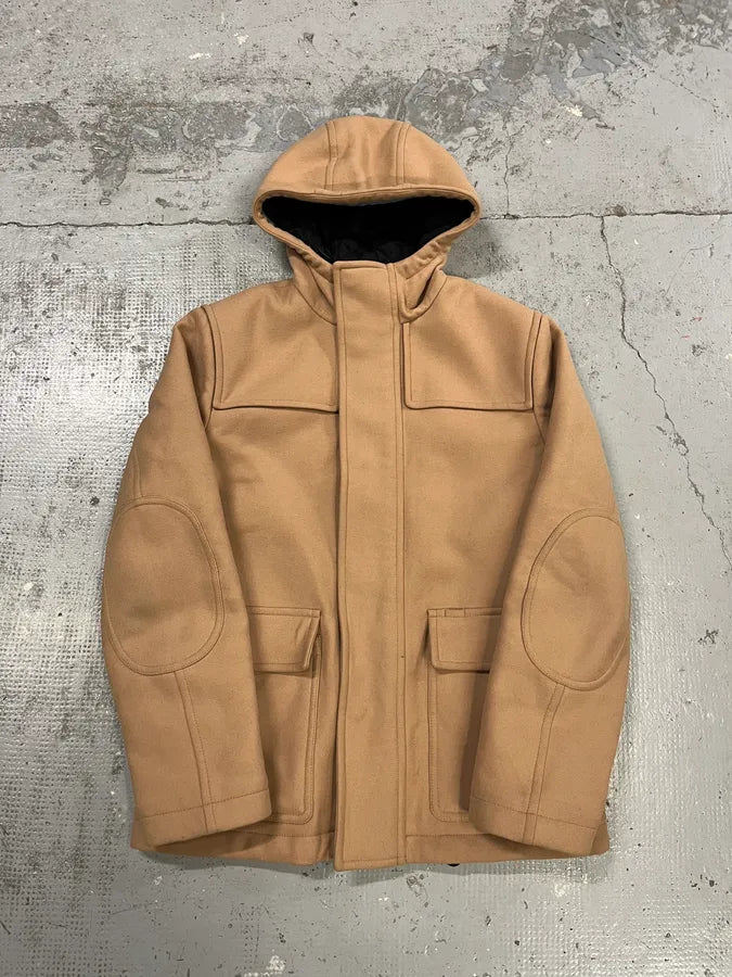 AW2019 Prada Beige Hooded Classy Jacket QRjtDJo 0