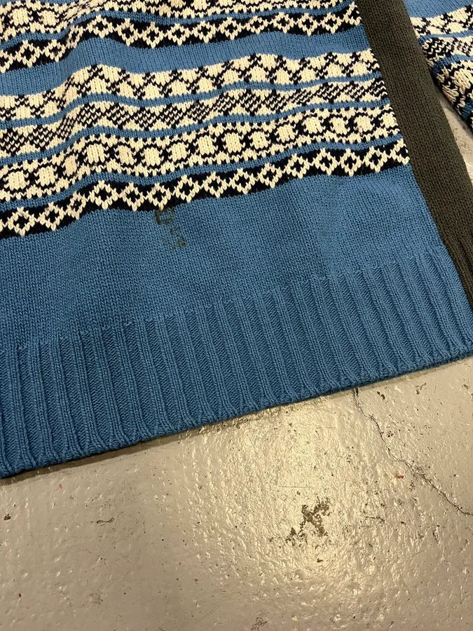 AW2019 Prada Blue Contemporary Wool Sweater HYlFqki 12