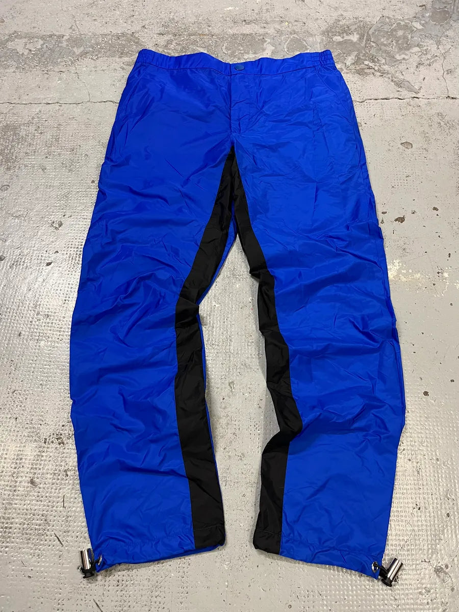 AW2019 Prada Electric Blue Nylon Pants gJtBEOn 0