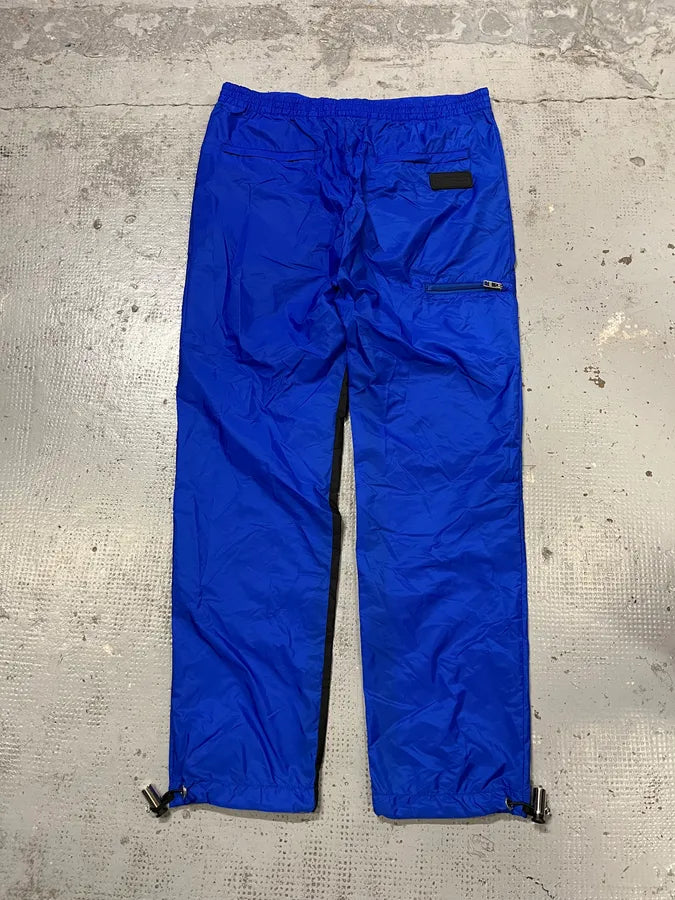 AW2019 Prada Electric Blue Nylon Pants gJtBEOn 7