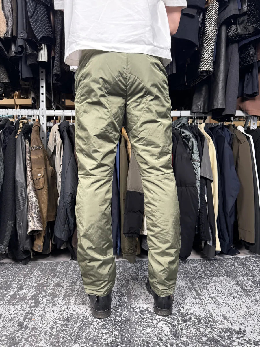 AW2019 Prada Linea Rossa Tactical Nylon Green Pants drIYrGa 1