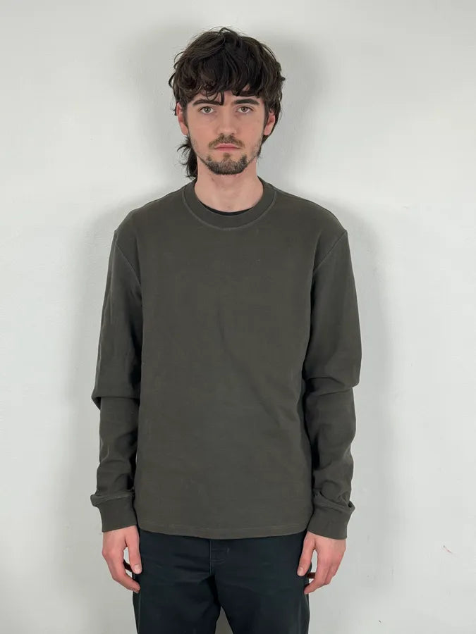 AW2020 Bottega Veneta Brown Classy Waffled Sweater OWdKFoL 1