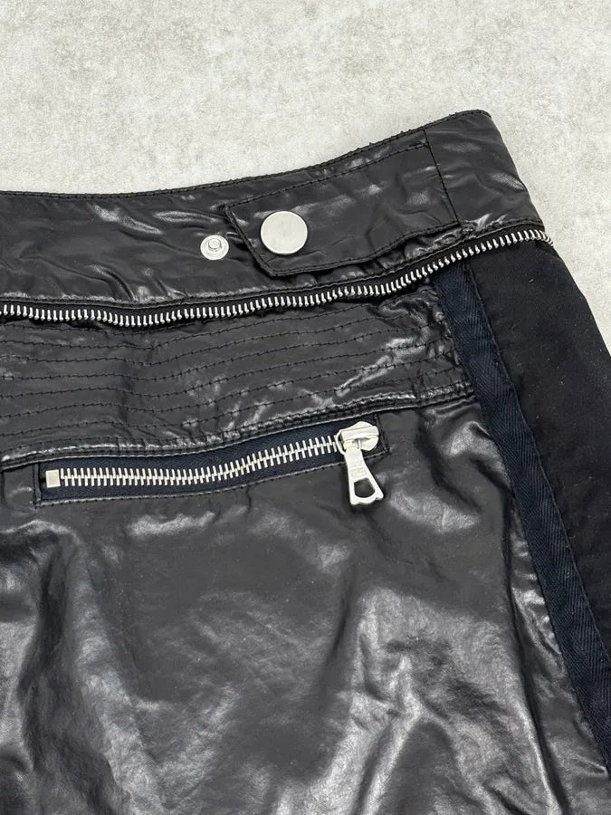 AW2020 Dries Van Noten Black Biker Pants vvEUggp 10