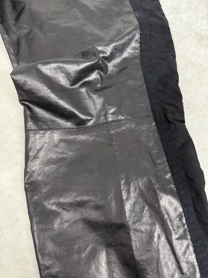 AW2020 Dries Van Noten Black Biker Pants vvEUggp 11