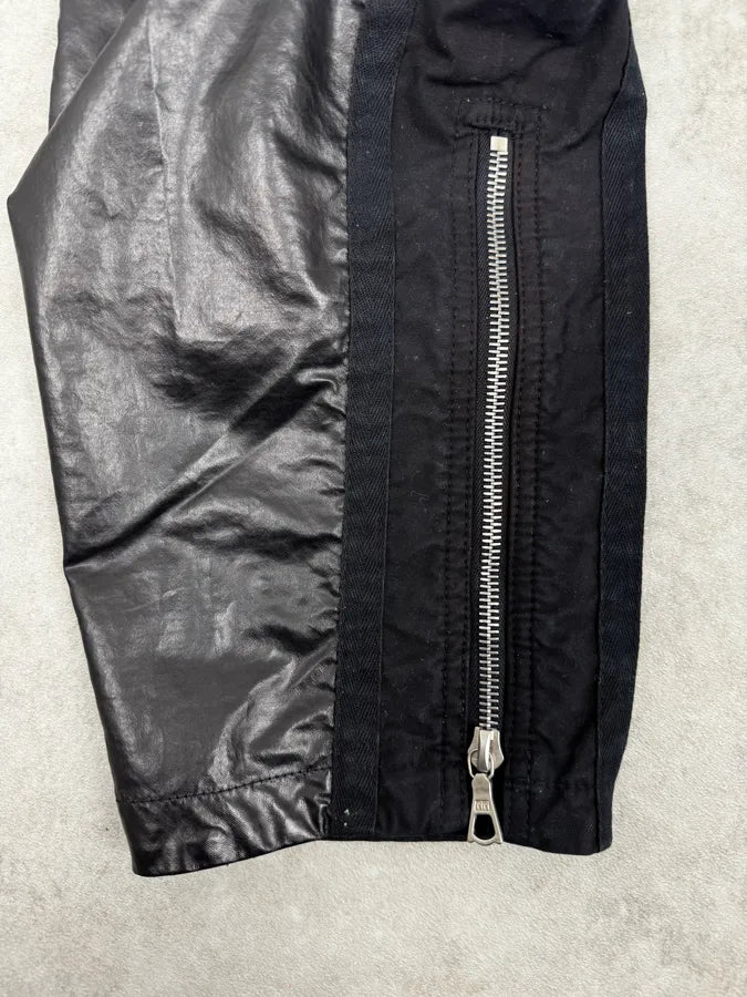 AW2020 Dries Van Noten Black Biker Pants vvEUggp 12