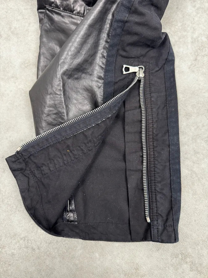 AW2020 Dries Van Noten Black Biker Pants vvEUggp 13
