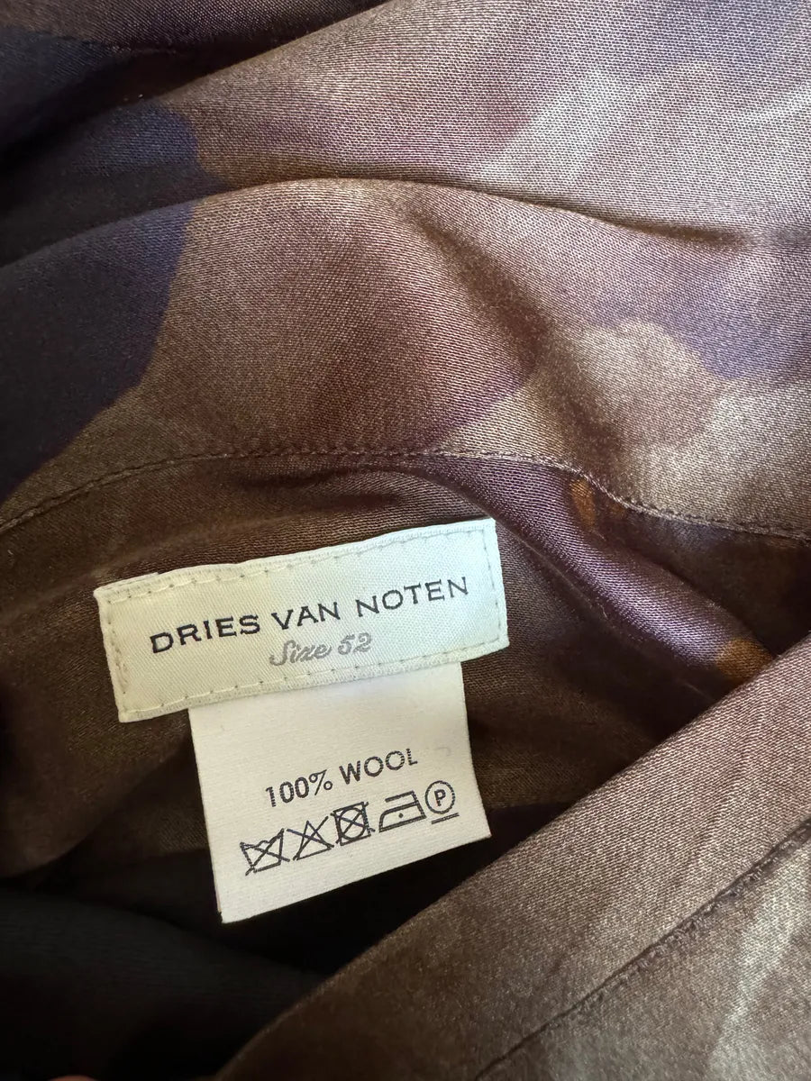 AW2020 Dries Van Noten Reversible Leopard Bomber Jacket EMaQmyY 5