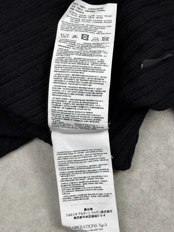 AW2020 Emporio Armani Black Light Sweater RPdcSvZ 9