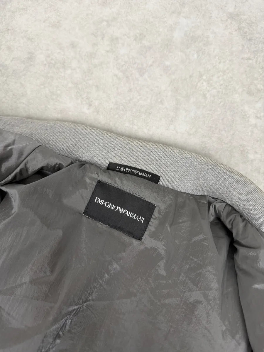 AW2020 Emporio Armani Grey Psychadelic Bomber Jacket WwuSIXY 13