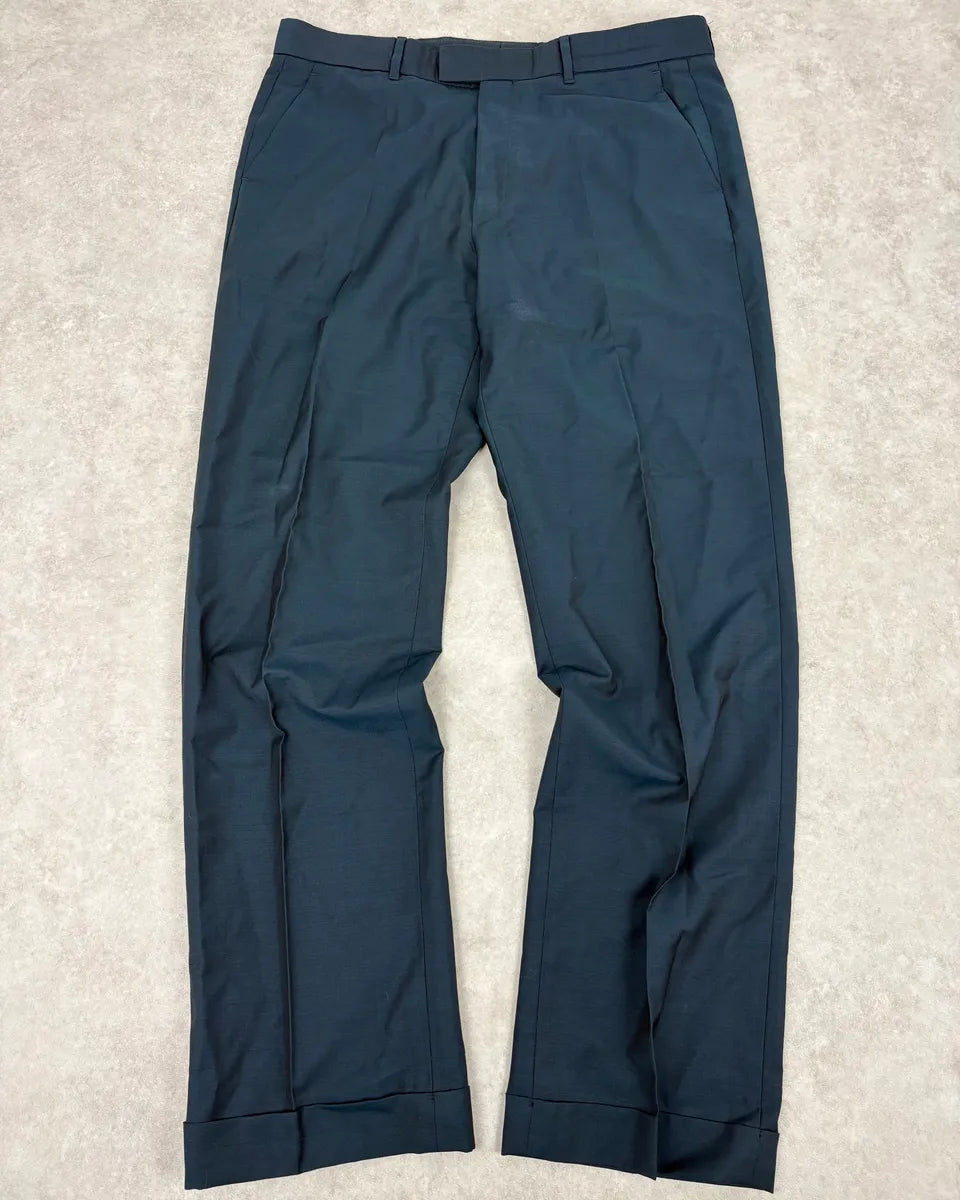 AW2020 Gucci Blue Classy Premium Tailored Pants WQLNeXZ 0