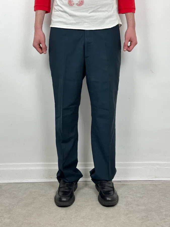 AW2020 Gucci Blue Classy Premium Tailored Pants WQLNeXZ 1