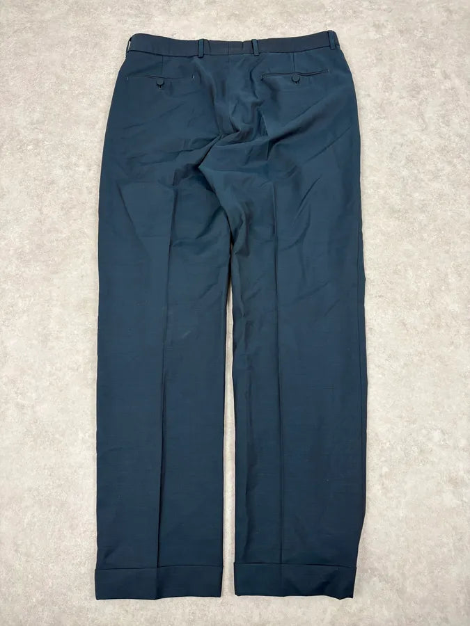 AW2020 Gucci Blue Classy Premium Tailored Pants WQLNeXZ 5