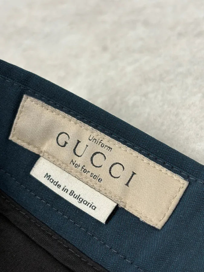 AW2020 Gucci Blue Classy Premium Tailored Pants WQLNeXZ 7
