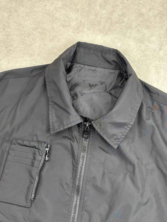 AW2020 Louis Vuitton Black Multi Pockets Nylon Jacket dNdsJZy 3