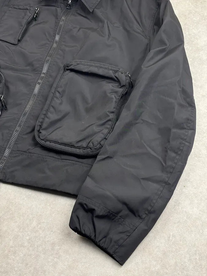 AW2020 Louis Vuitton Black Multi Pockets Nylon Jacket dNdsJZy 8