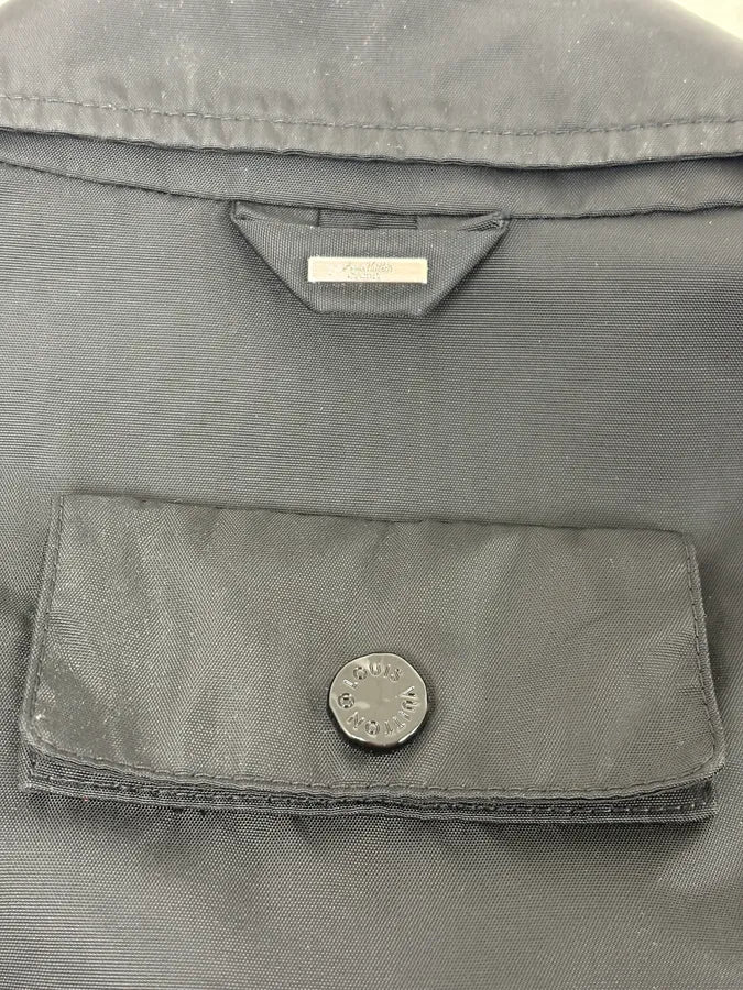 AW2020 Louis Vuitton Black Multi Pockets Nylon Jacket yyjVcHY 7