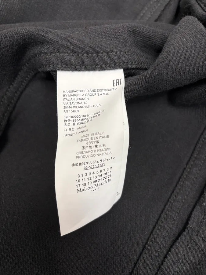 AW2020 Maison Margiela Black Signature Denim Jacket orEYxqJ 10