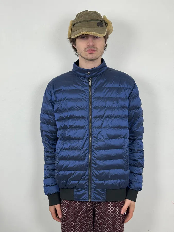 AW2020 Prada Black & Navy Reversible Puffer Hooded Jacket BuwdHDB 4