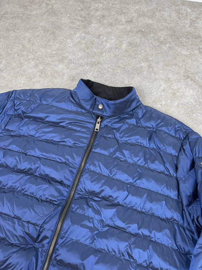 AW2020 Prada Black & Navy Reversible Puffer Hooded Jacket BuwdHDB 10