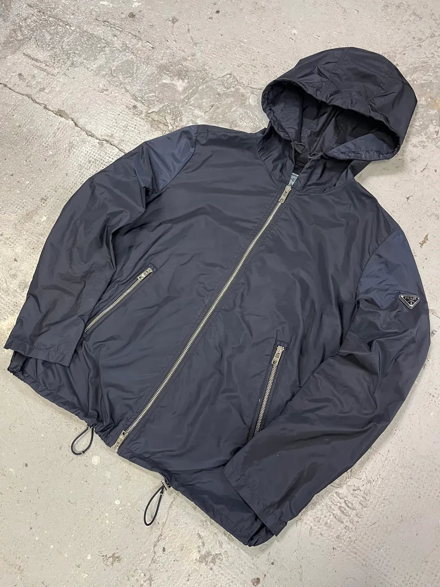 AW2020 Prada Navy Kway Light Jacket (M) 4