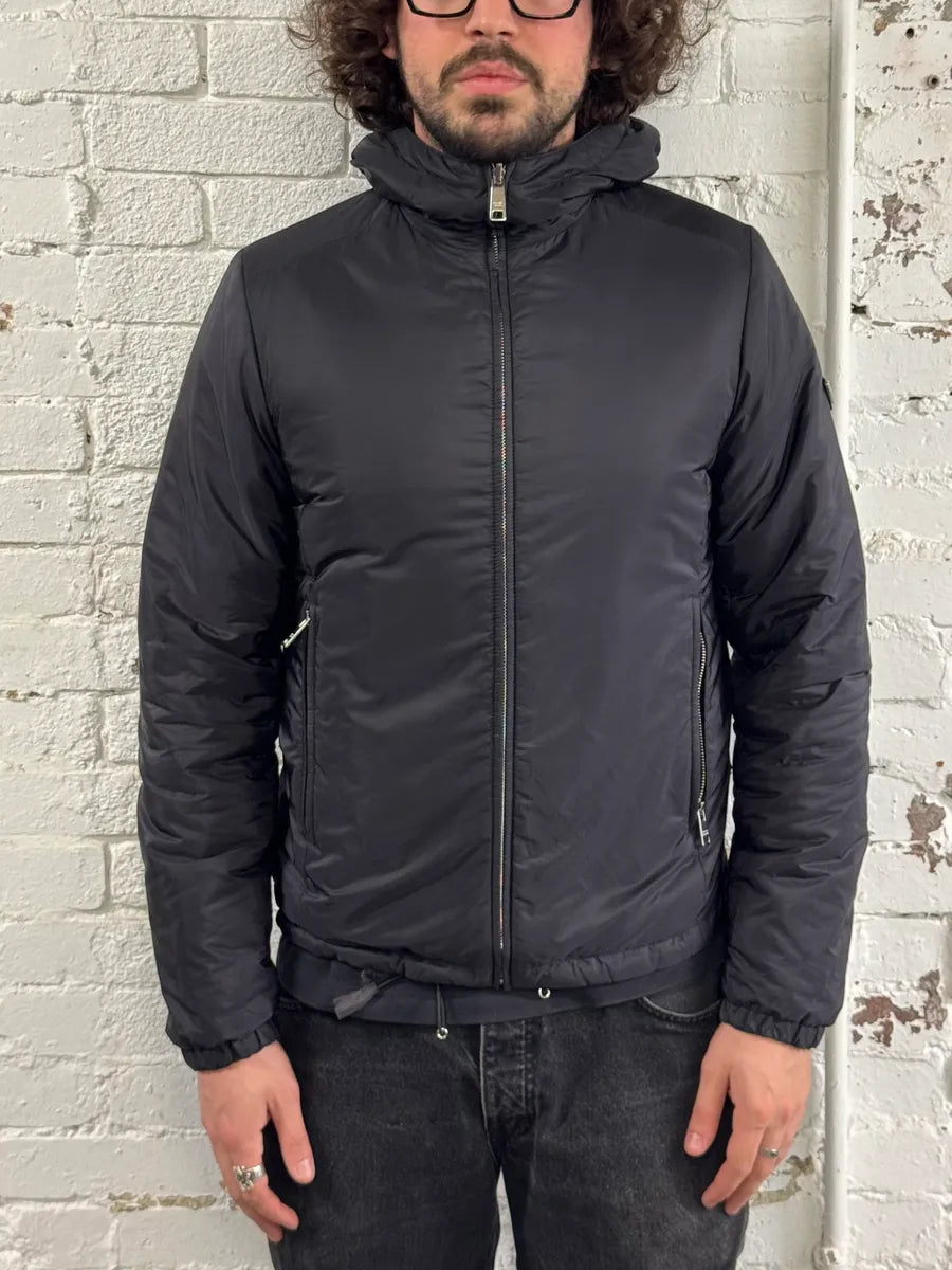 AW2020 Prada Reversible Black Nylon Jacket enofSal 1